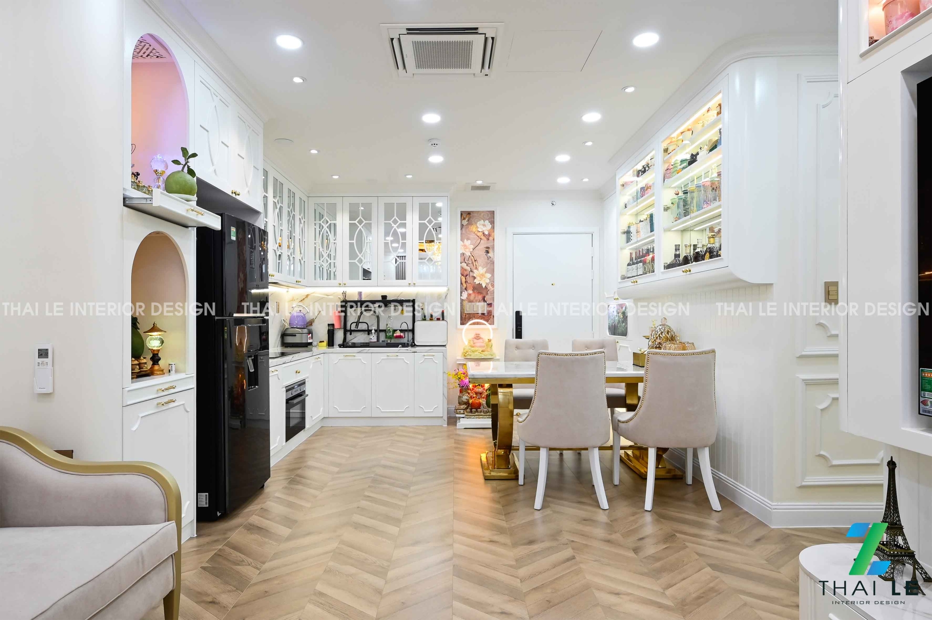 Thi công nội thất căn hộ The Western Capital Q.6 - B1.26.05 - 88m2